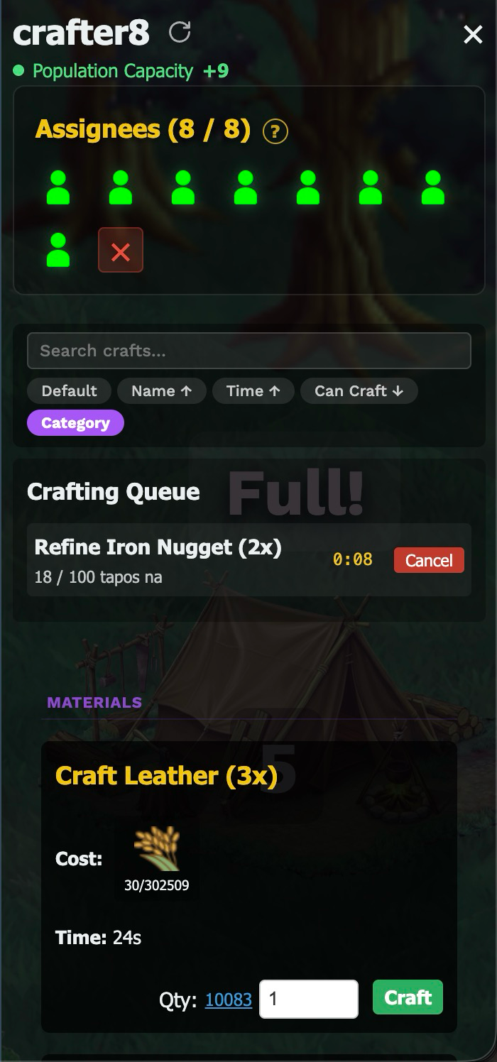 Crafting Building Enhanced